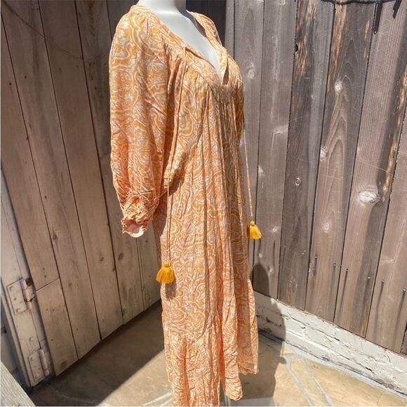 Mango Paisley maxi Dress size medium - Picture 5 of 7